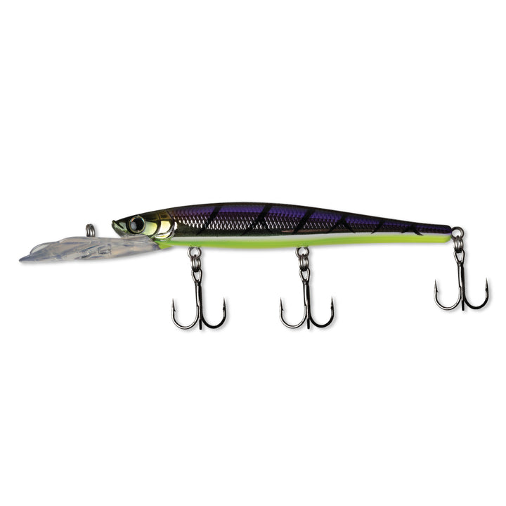 Walleye x lures and bait for fishing - Brawler color #12 (22'-26') Chrome Tiger