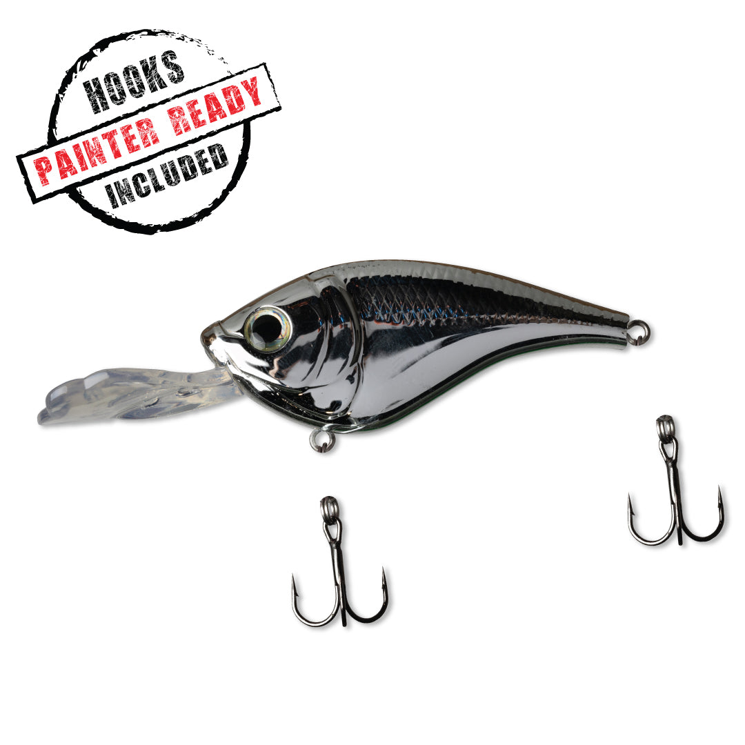 Walleye x lures and bait for fishing - Predator color Chrome