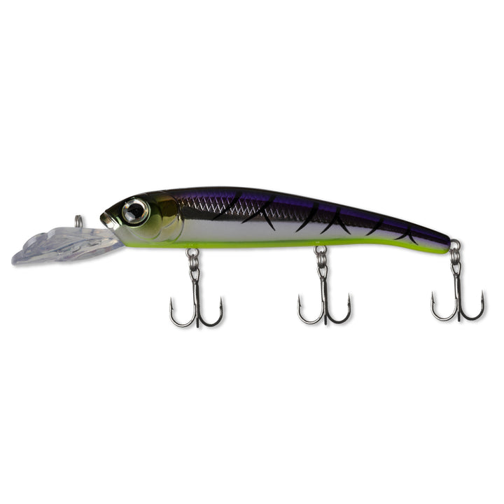 Walleye x lures and bait for fishing - Renegade color #12 (20'-24') Chrome Tiger