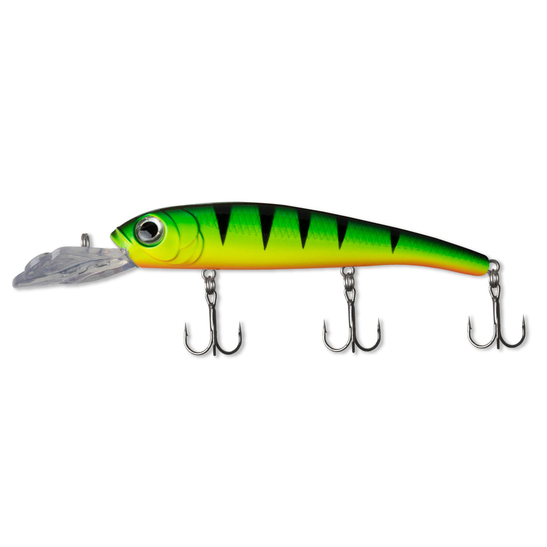 Walleye x lures and bait for fishing - Renegade color #12 (20'-24') Fire Tiger