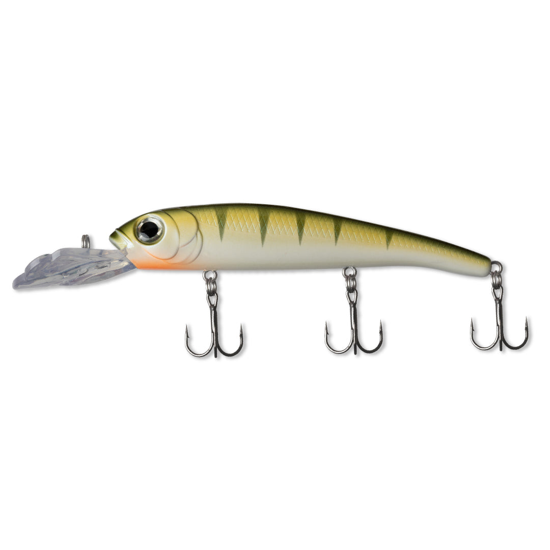 Walleye x lures and bait for fishing - Renegade color #12 (20'-24') Green Perch